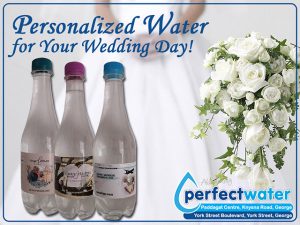 Personalized Water Supplier in George for Weddings