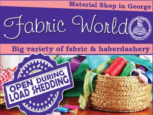 Material Shop in George Open During Load Shedding