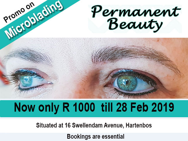 Microblading Promotion in Hartenbos