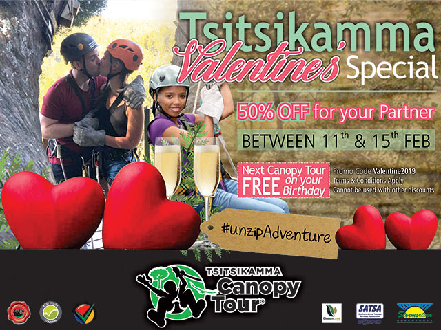 Tsitsikamma Canopy Tour Valentine’s Special