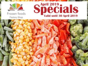 April 2019 Specials on Frozen Foods in George