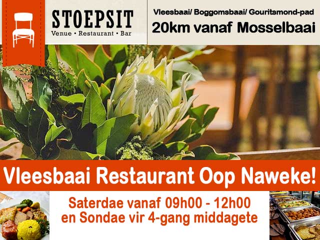 Vleesbaai Restaurant Oop Naweke