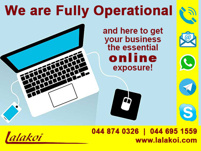 Lalakoi Fully Operational and Ready to Assist You!
