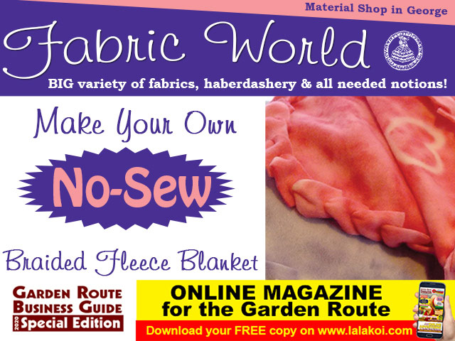 Fabric World No-Sew Braided Fleece Blanket