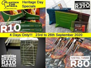 Plastics for Africa George Heritage Day Specials 2020
