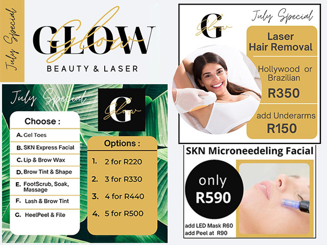 Glow Beauty and Laser George July Specials