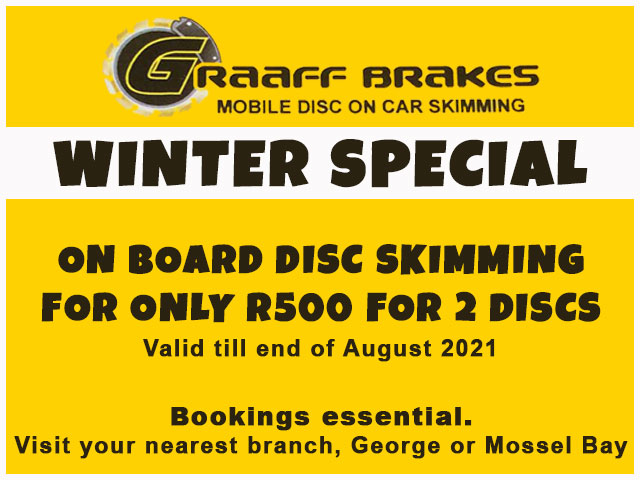 Graaff Brakes Disc Skimming Special Garden Route