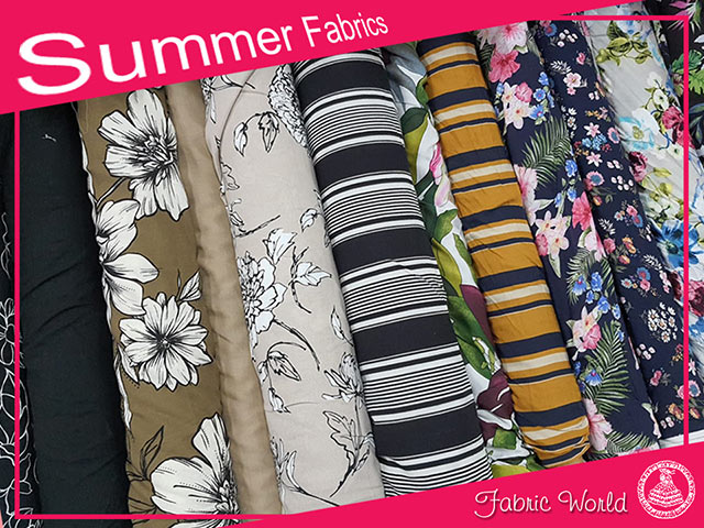 New Summer Fabrics at Fabric World George