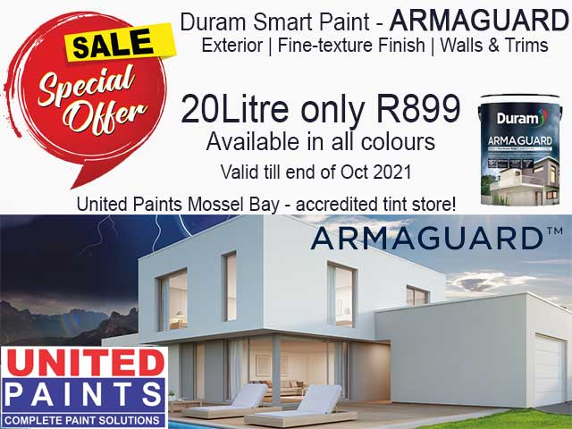ARMAGUARD Duram Paint on Special Mossel Bay