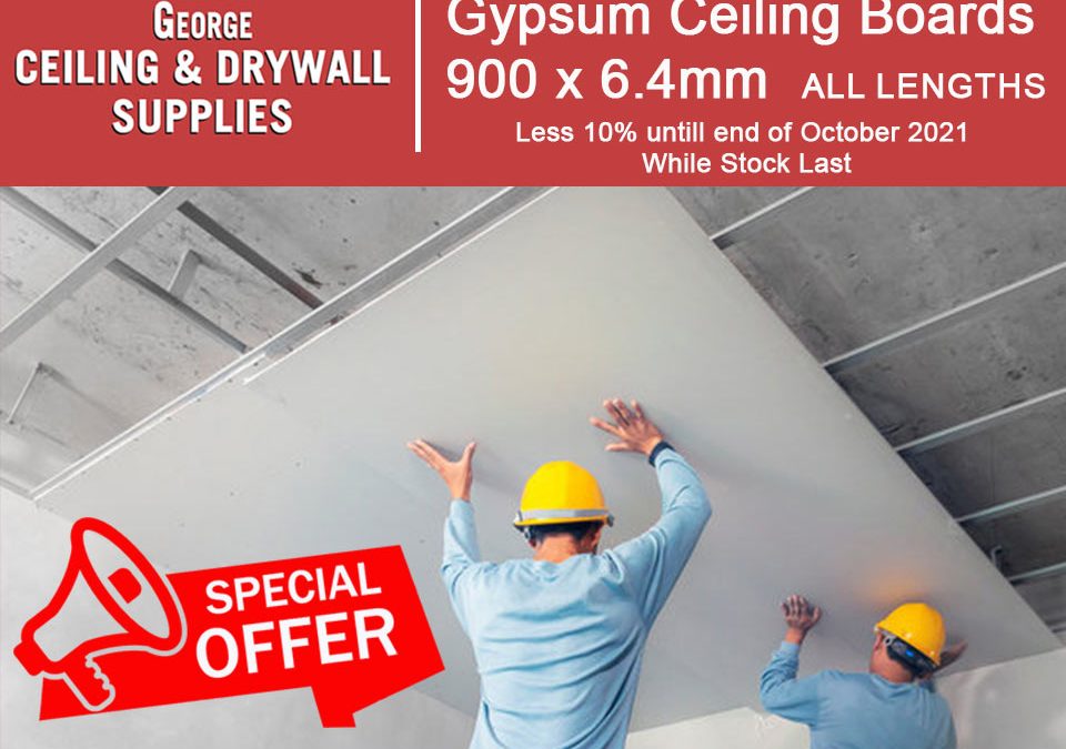 George Ceiling and Drywall Supplies October Promotion