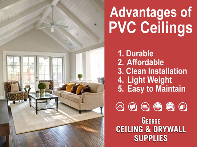 PVC Ceilings For Garden Route Buildings