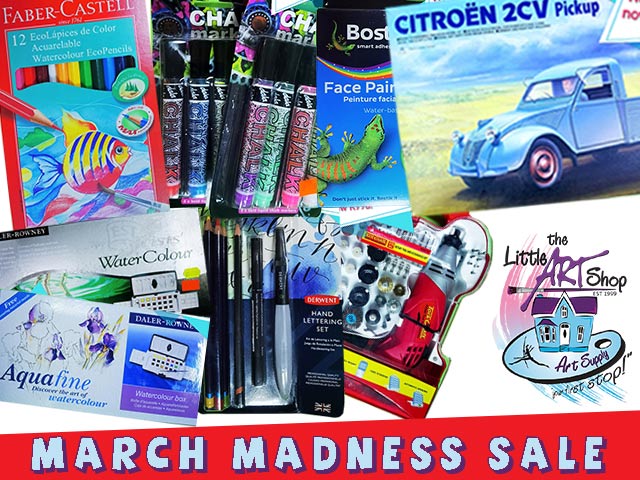 March Madness Sale at Art Shop in George