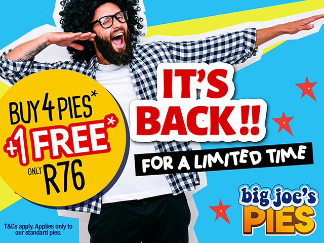Big Joe’s Pies George September Freebie Box Deal