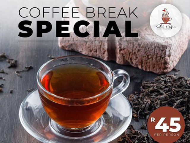 Coffee Break Special at Chai and Spice Café George