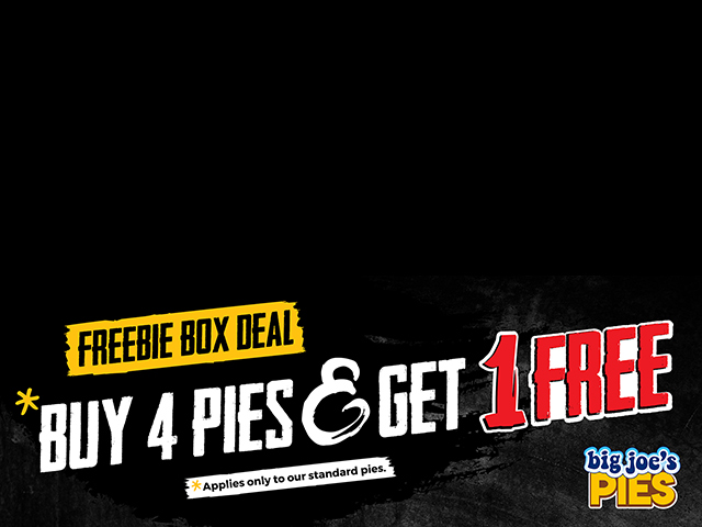 Buy 4 Pies and Get 1 Free at Big Joe’s Knysna