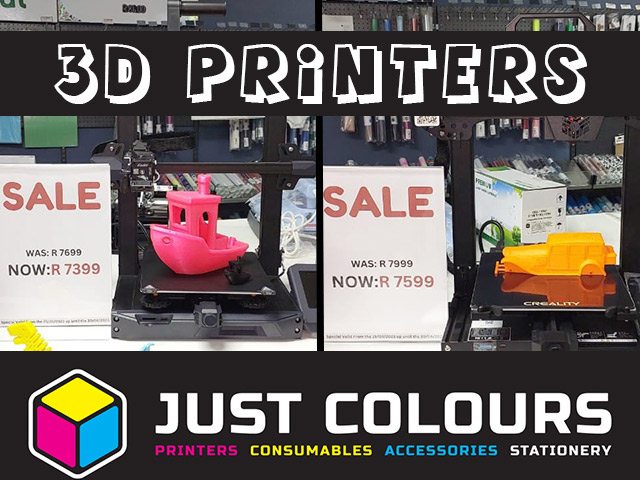 3D Printer Sale at Just Colours Printing in George