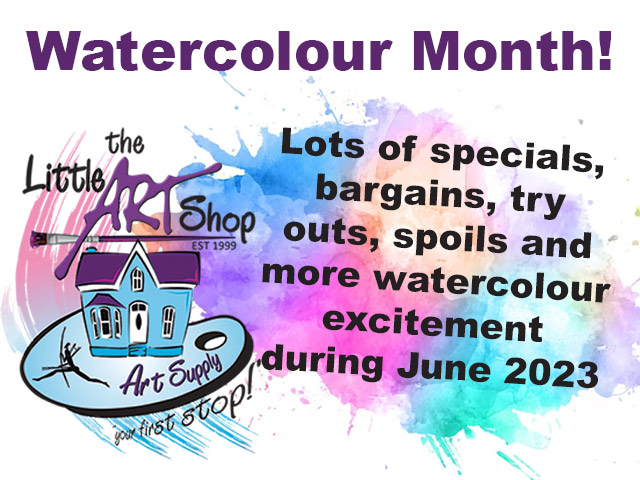 Watercolour Month at The Little Art Shop in George
