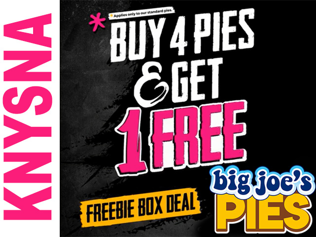 Freebie Box Deal from Big Joe’s Pies Knysna