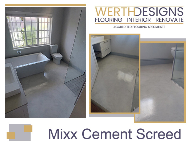 Mixx Cement Screed Applications in the Garden Route