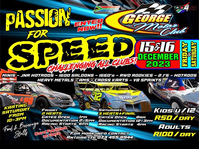 December Racing Event by The George Motor Club