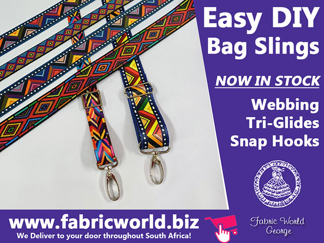 Webbing for DIY Bag Slings from Fabric World George