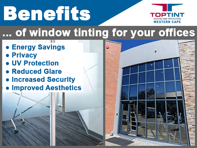 Window Tinting for Your Offices by TopTint George