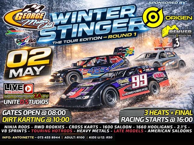 Winter Stinger 2026 George Motor Club